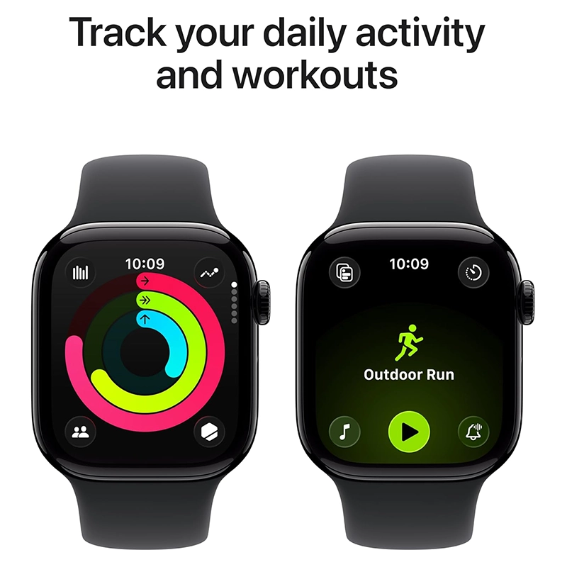 Apple Watch Series 11 GPS Aluminium 42 mm Jet black Bracelet Noir 2