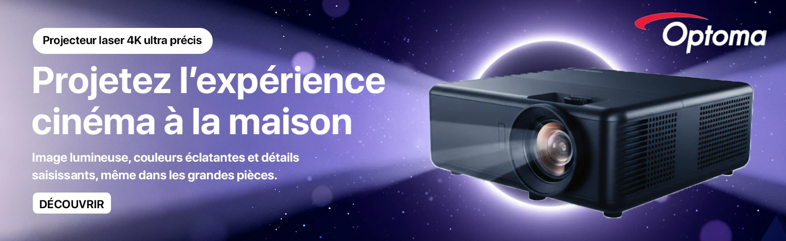 high-tech Maroc projecteur laser 4k